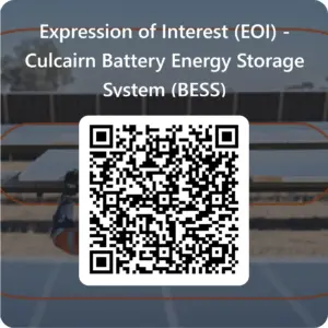 QRCode for Expression of Interest (EOI) Culcairn Battery Energy Storage System (BESS)